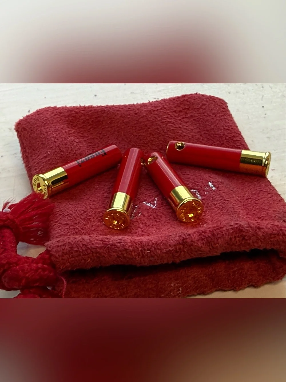 FUGAZI “Slug” Shotgun Shell Metal Lace Charm Set RARE GRAIL
